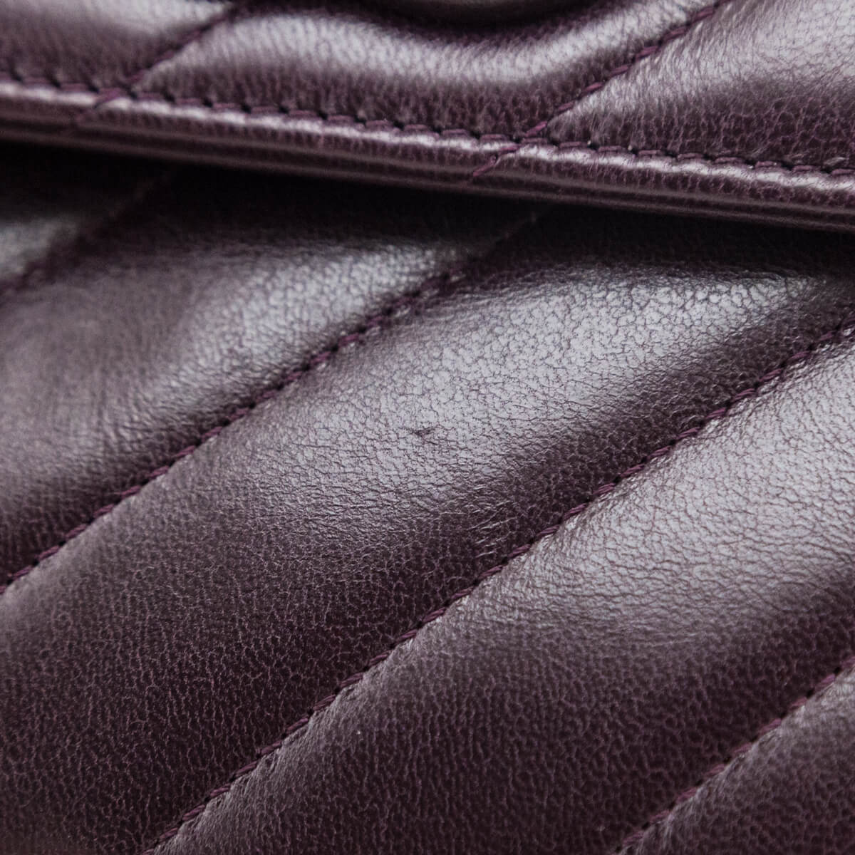 Chanel Burgundy Lambskin Quilted Coco Vintage Jumbo Flap