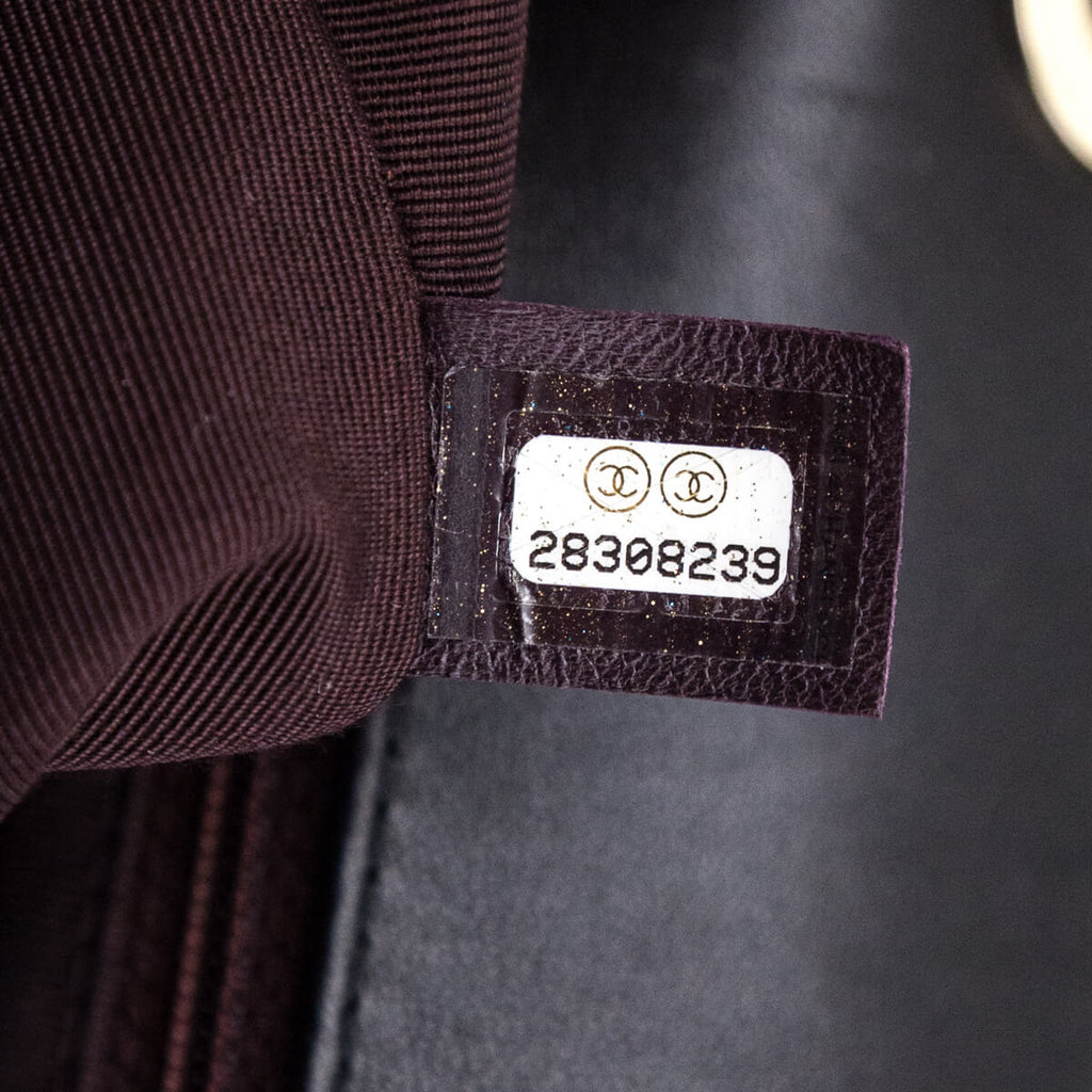 Chanel Burgundy Shiny Lambskin Quilted Small Chevron Miroir Flap Bag