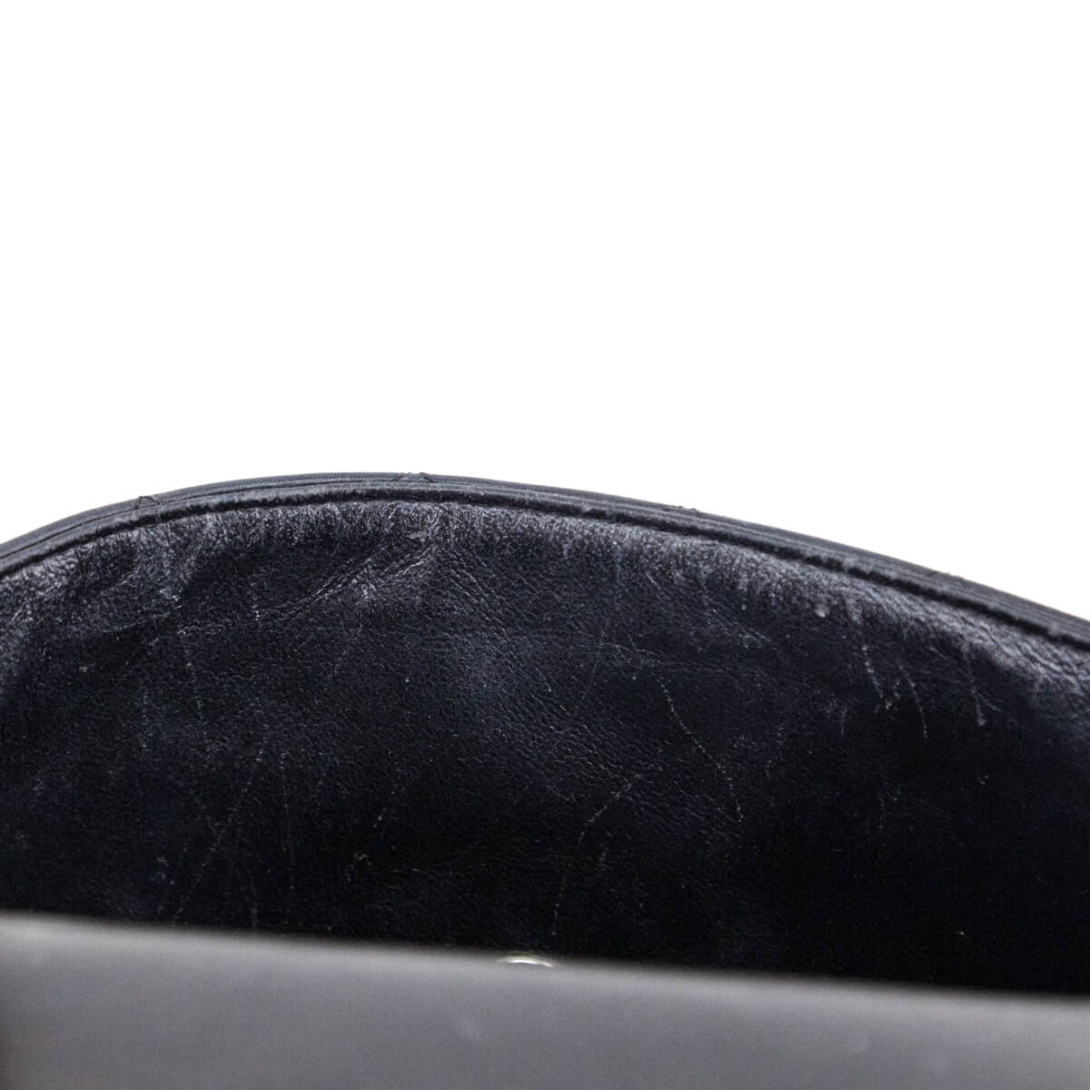 Chanel Black Lambskin Quilted Mini Rectangular Flap