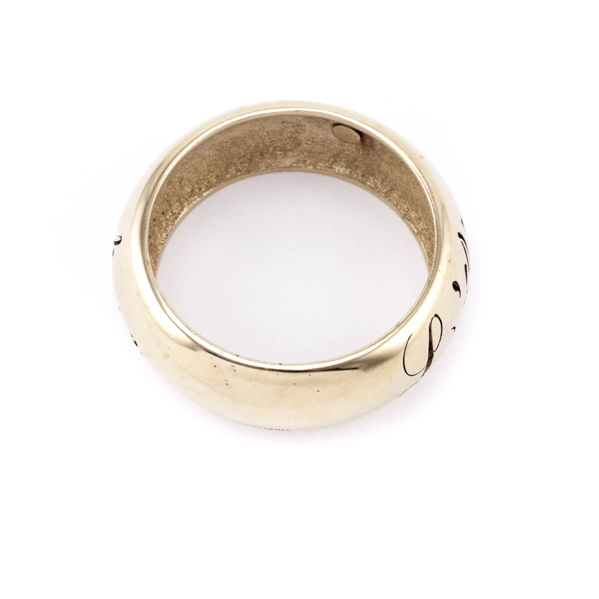 Chanel Gold-Plated L'Elegance C'est La Ligne Bangle