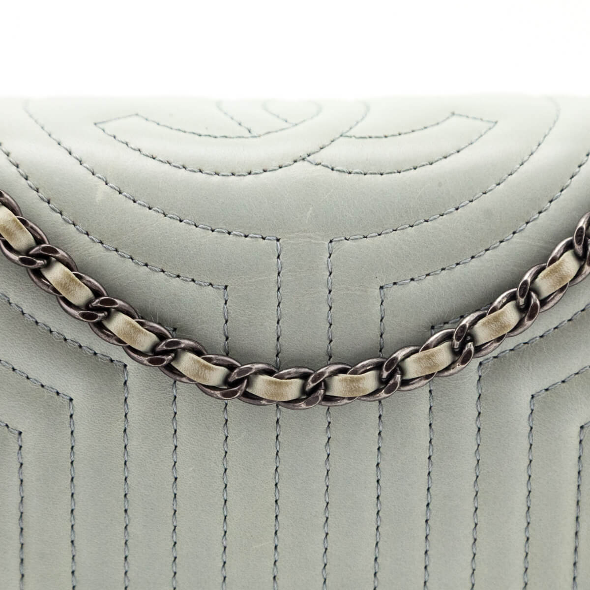 Chanel Jade Calfskin Quilted Small Korean Garden Flap Bag