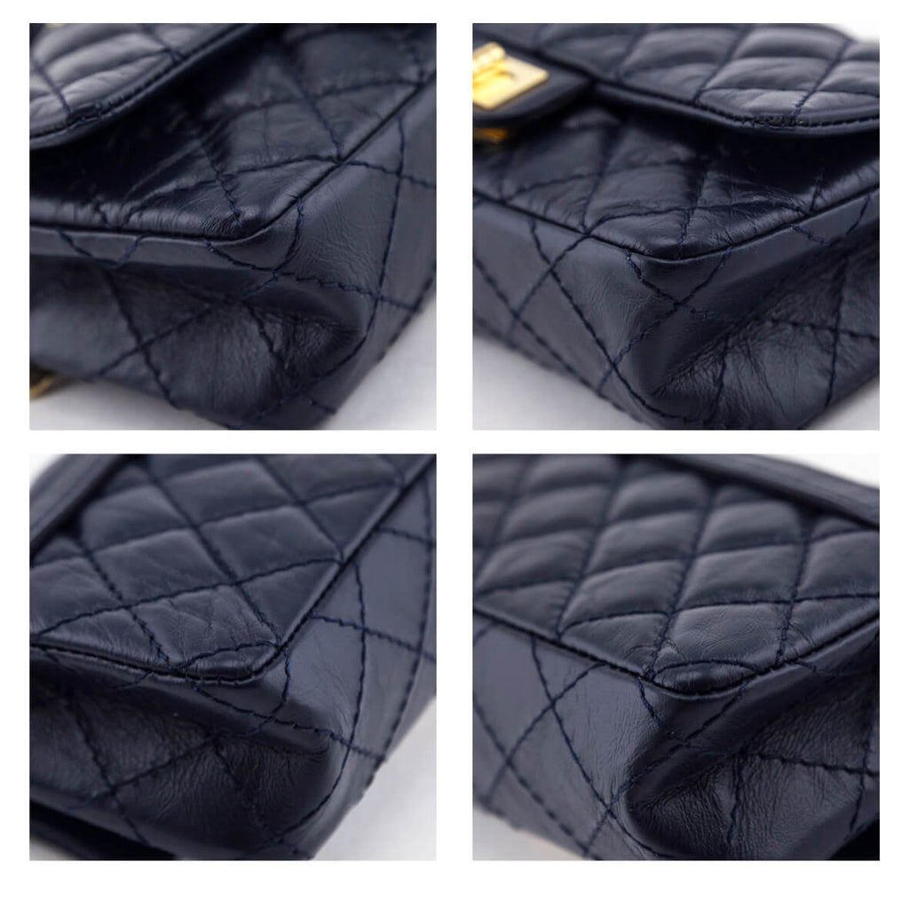 Chanel Marine Quilted Aged Calfskin Reissue Belt Bag