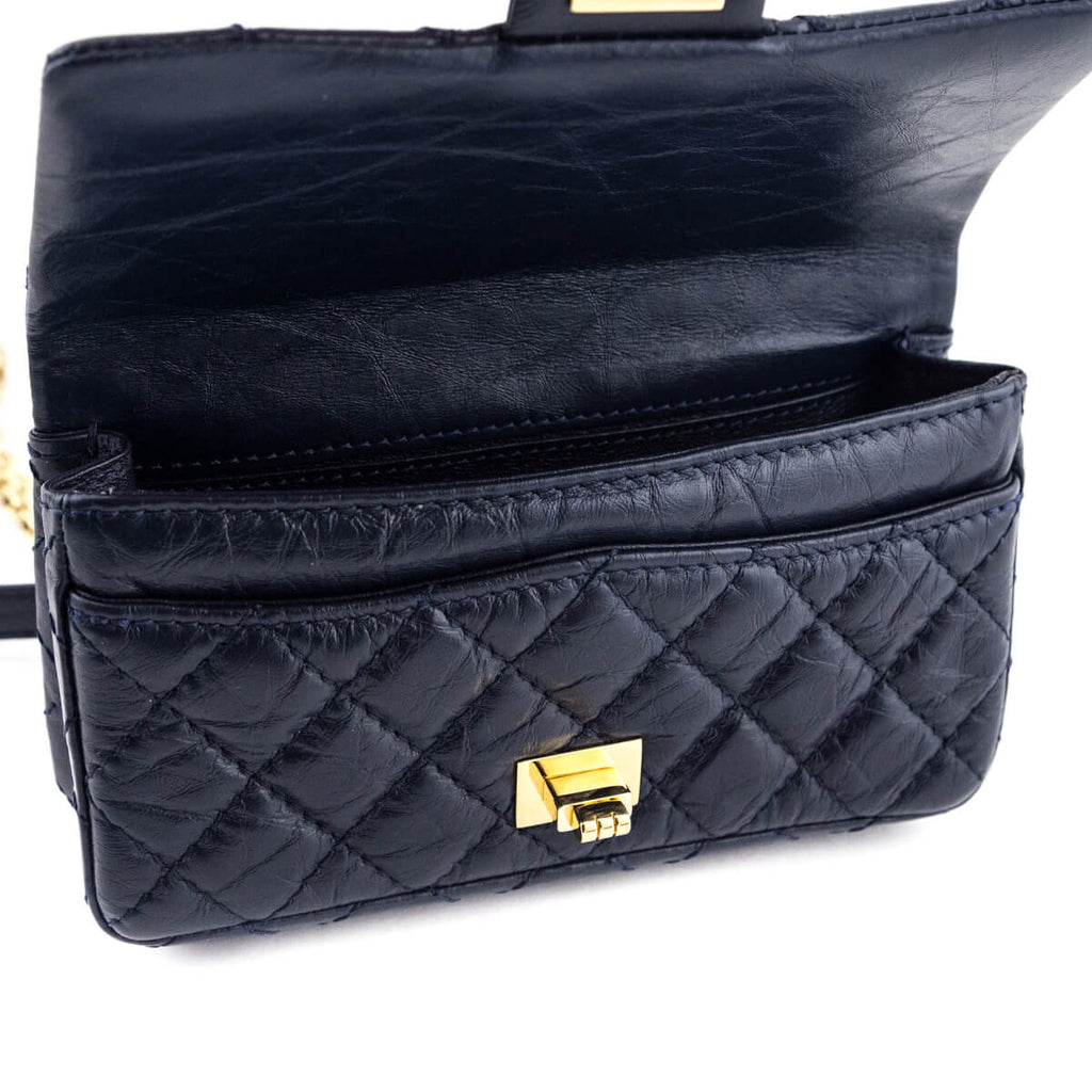 Chanel Marine Quilted Aged Calfskin Reissue Belt Bag