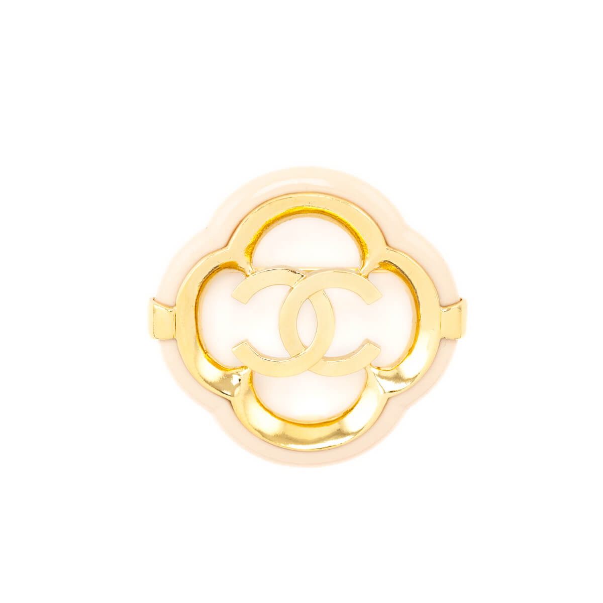 Chanel Resin CC Brooch