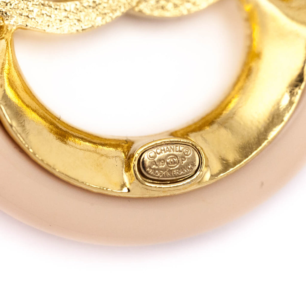 Chanel Resin CC Brooch