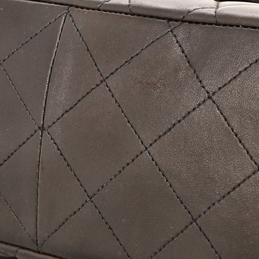 Chanel Vintage Classic Single Flap Bag Quilted Lambskin Jumbo