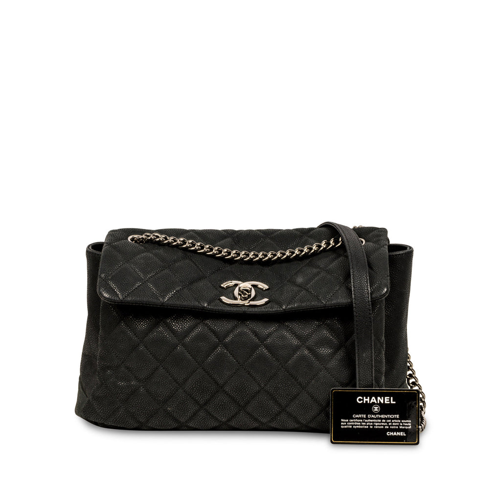Chanel Accordion Shoulder Bag - Matte Caviar