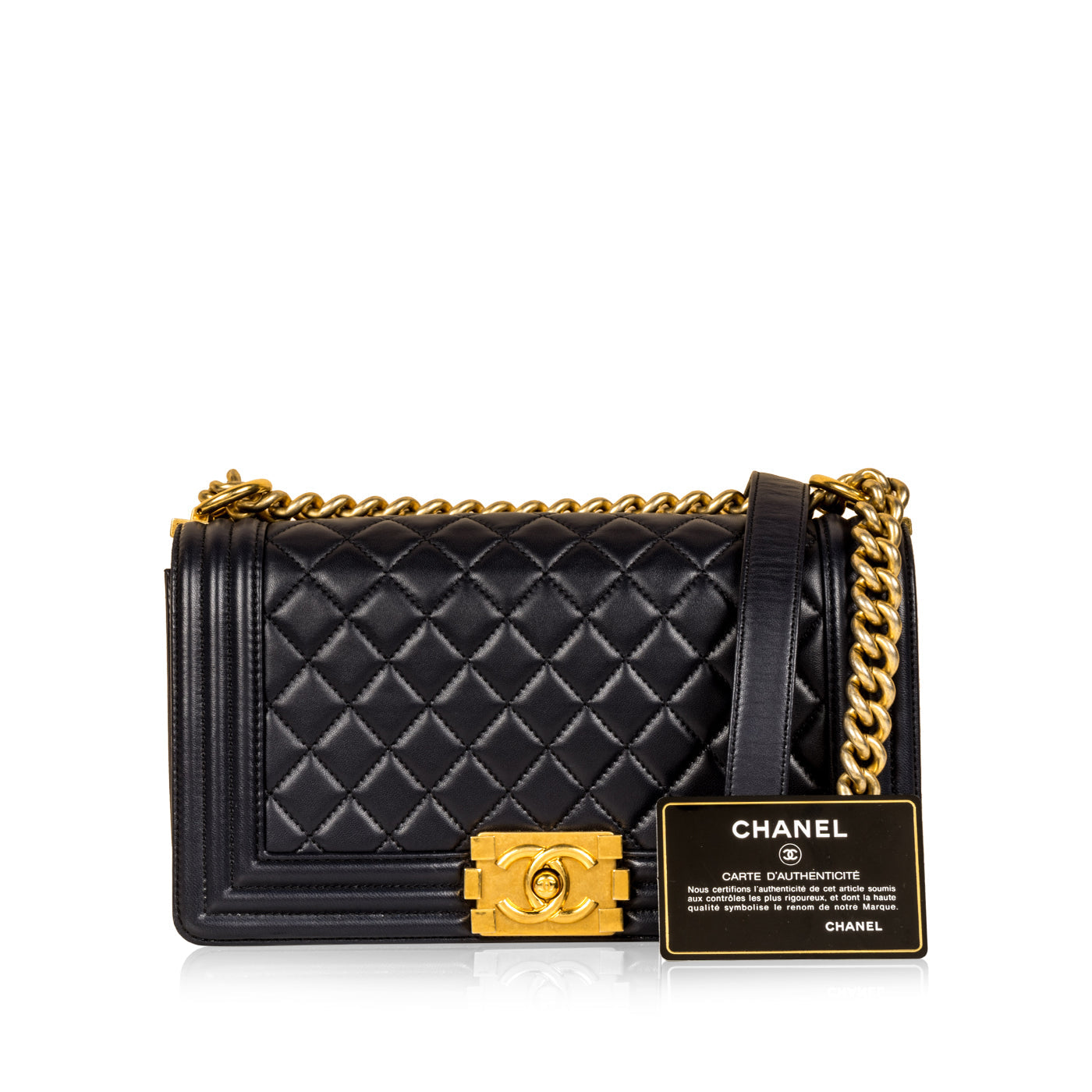 Chanel Boy Bag - Medium - Lambskin