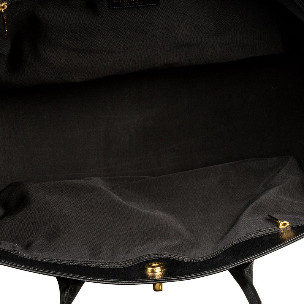 Chanel Cerf Tote Luggage Bag