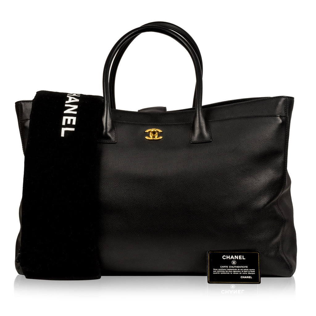 Chanel Cerf Tote Luggage Bag