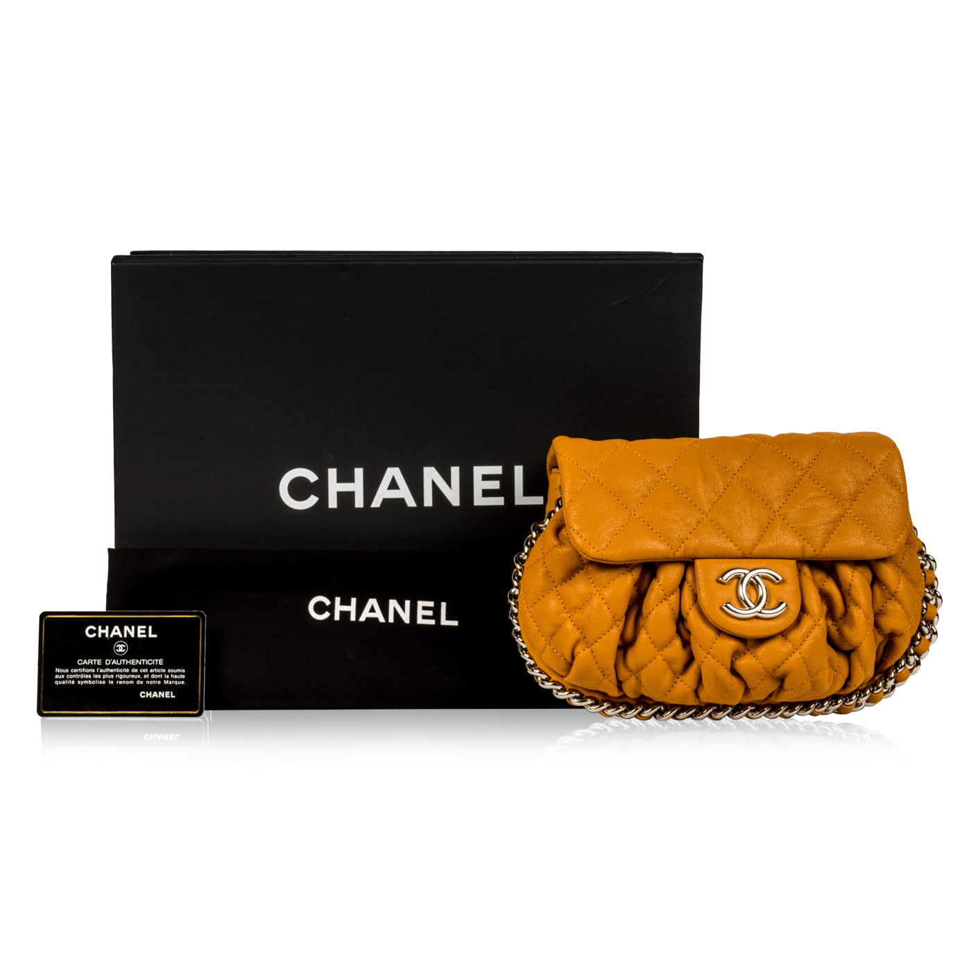 Chanel Chain Around Crossbody Bag - Mustard - SHW