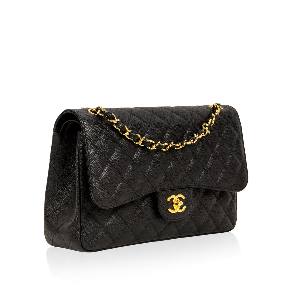 Chanel Classic Flap Bag - Jumbo - Caviar