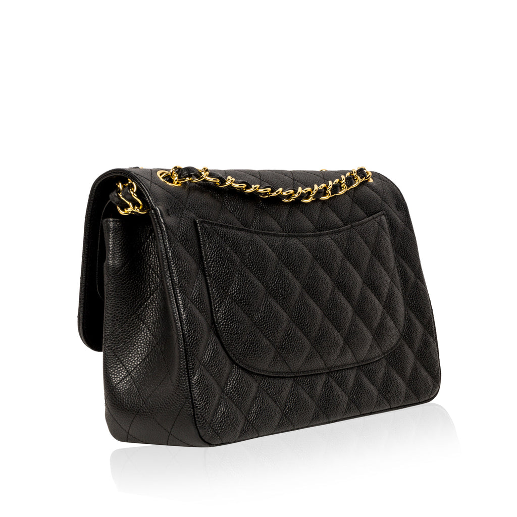 Chanel Classic Flap Bag - Jumbo - Caviar