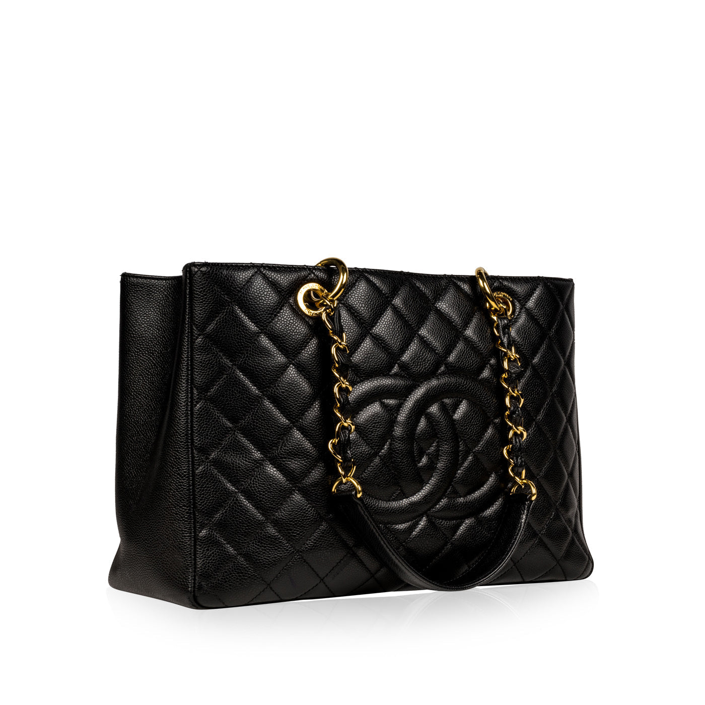 Chanel GST - Black Caviar - GHW