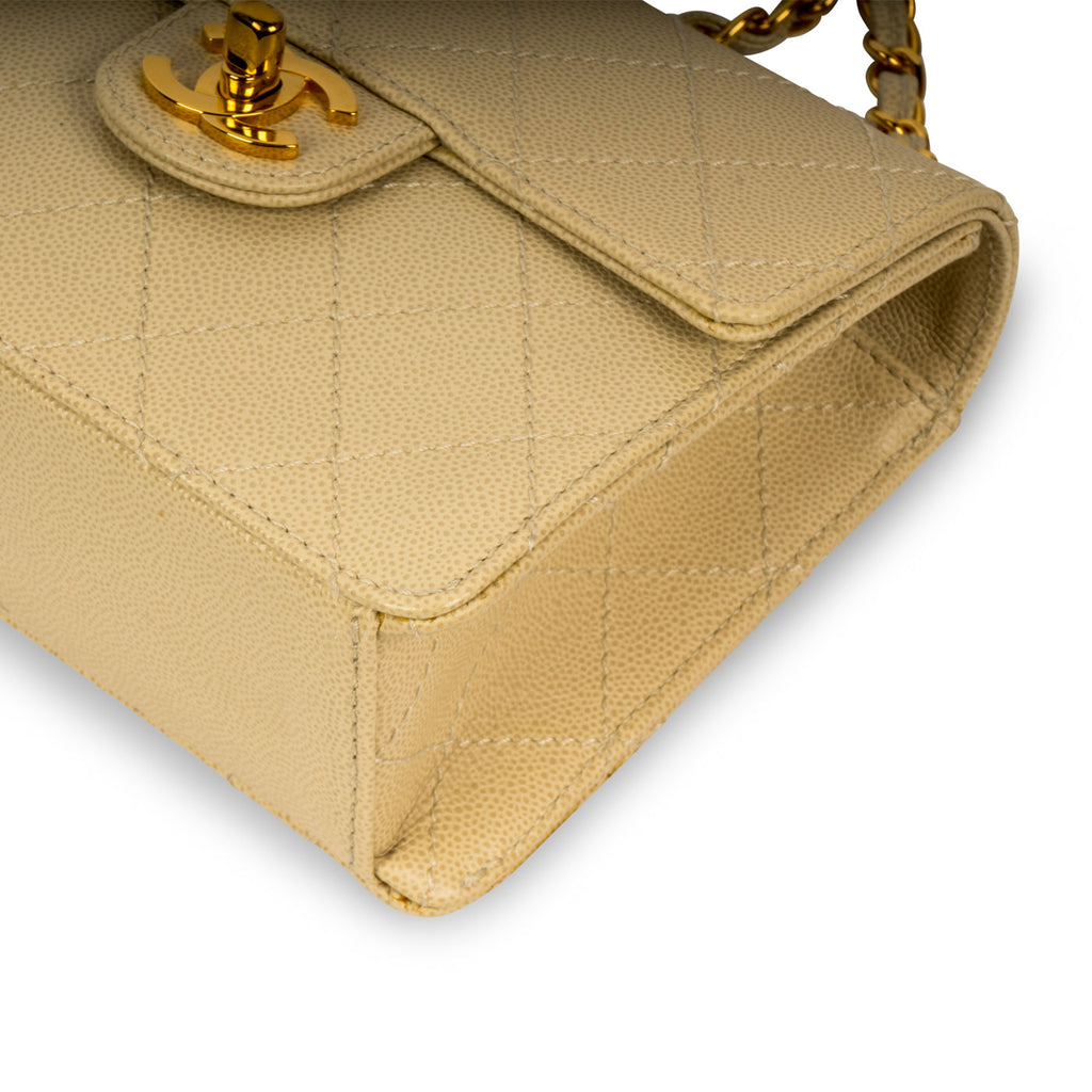 Chanel Classic Flap Bag - Mini Square Shoulder Bag - Vintage
