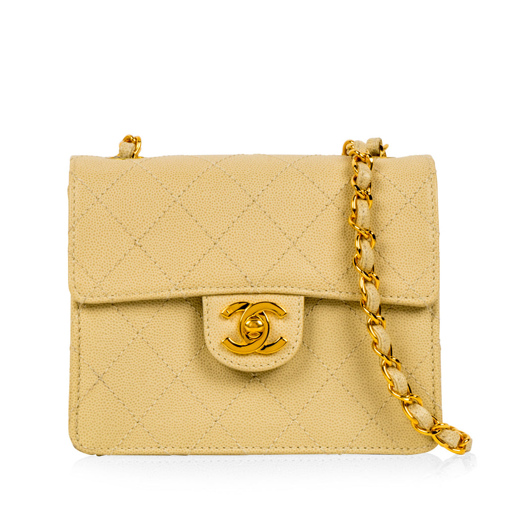 Chanel Classic Flap Bag - Mini Square Shoulder Bag - Vintage