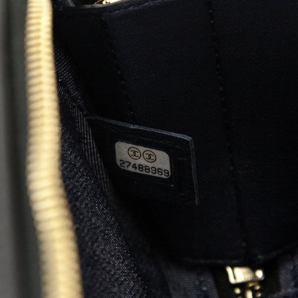 Chanel Black Lambskin CC Mania Waist Bag