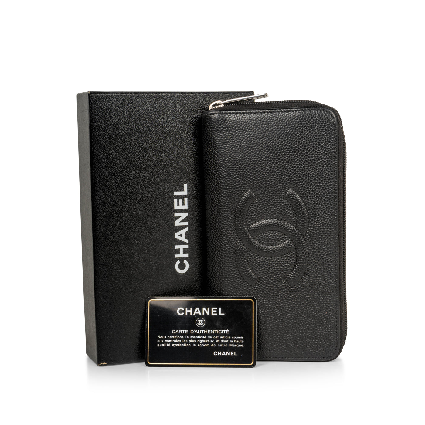 Chanel CC Caviar Wallet
