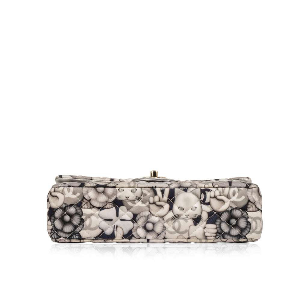 Chanel Classic Flap Bag - Medium - Cat/Peace Emoticon