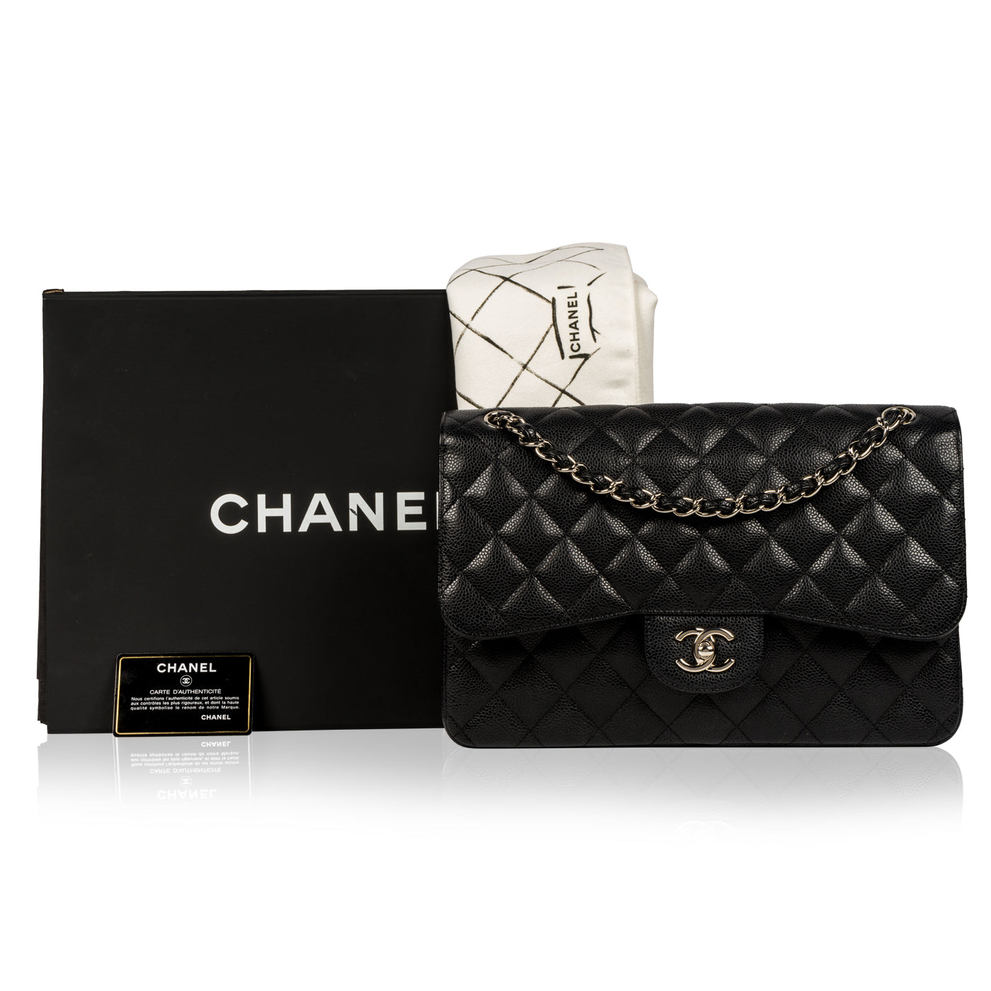 Chanel Classic Flap Bag - Jumbo - SHW