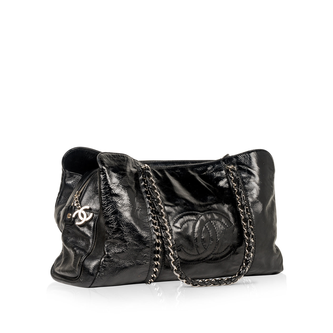 Chanel East West Patent Tote