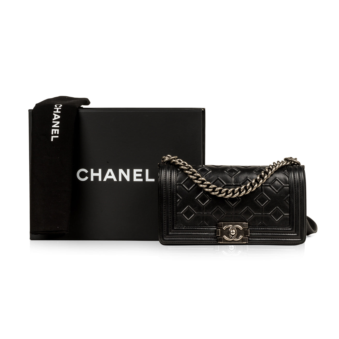 Chanel Diamond Boy Bag