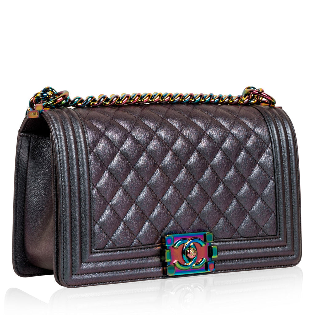 Chanel Iridescent Boy Bag - Medium