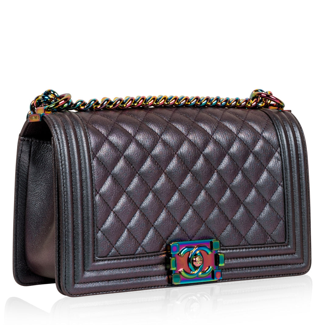 Chanel Iridescent Boy Bag - Medium