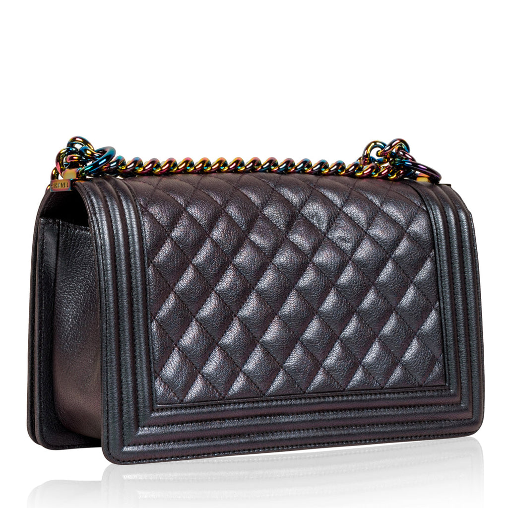 Chanel Iridescent Boy Bag - Medium