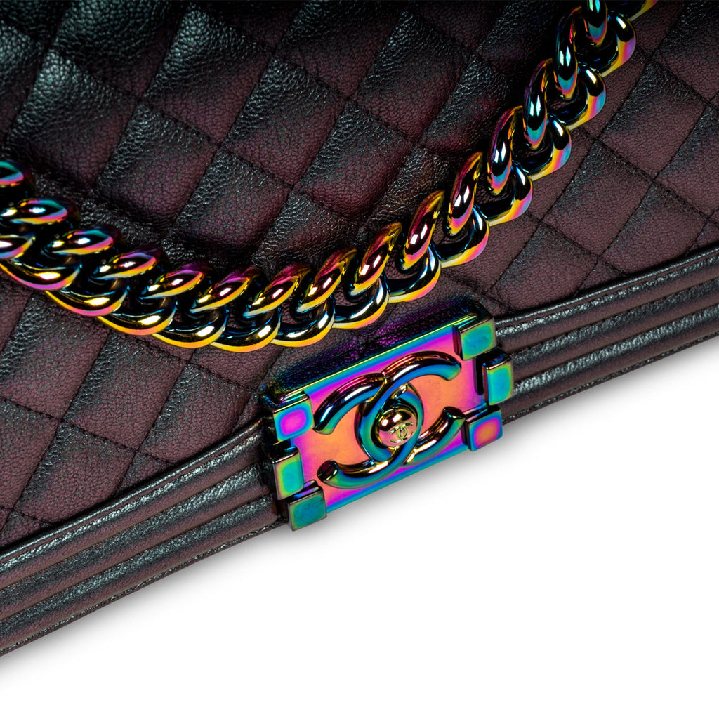 Chanel Iridescent Boy Bag - Medium