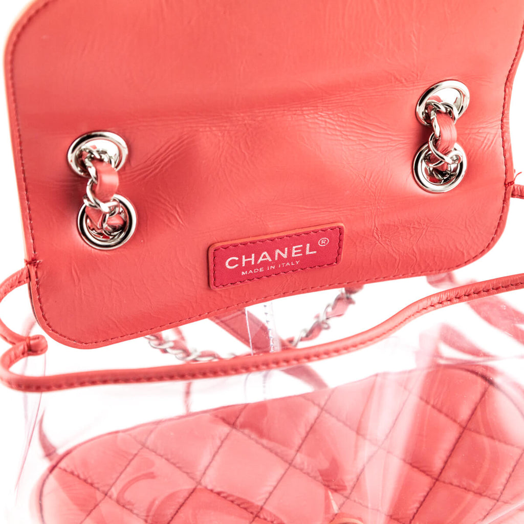 Chanel Pink Quilted Lambskin 2018 Aquarium Backpack