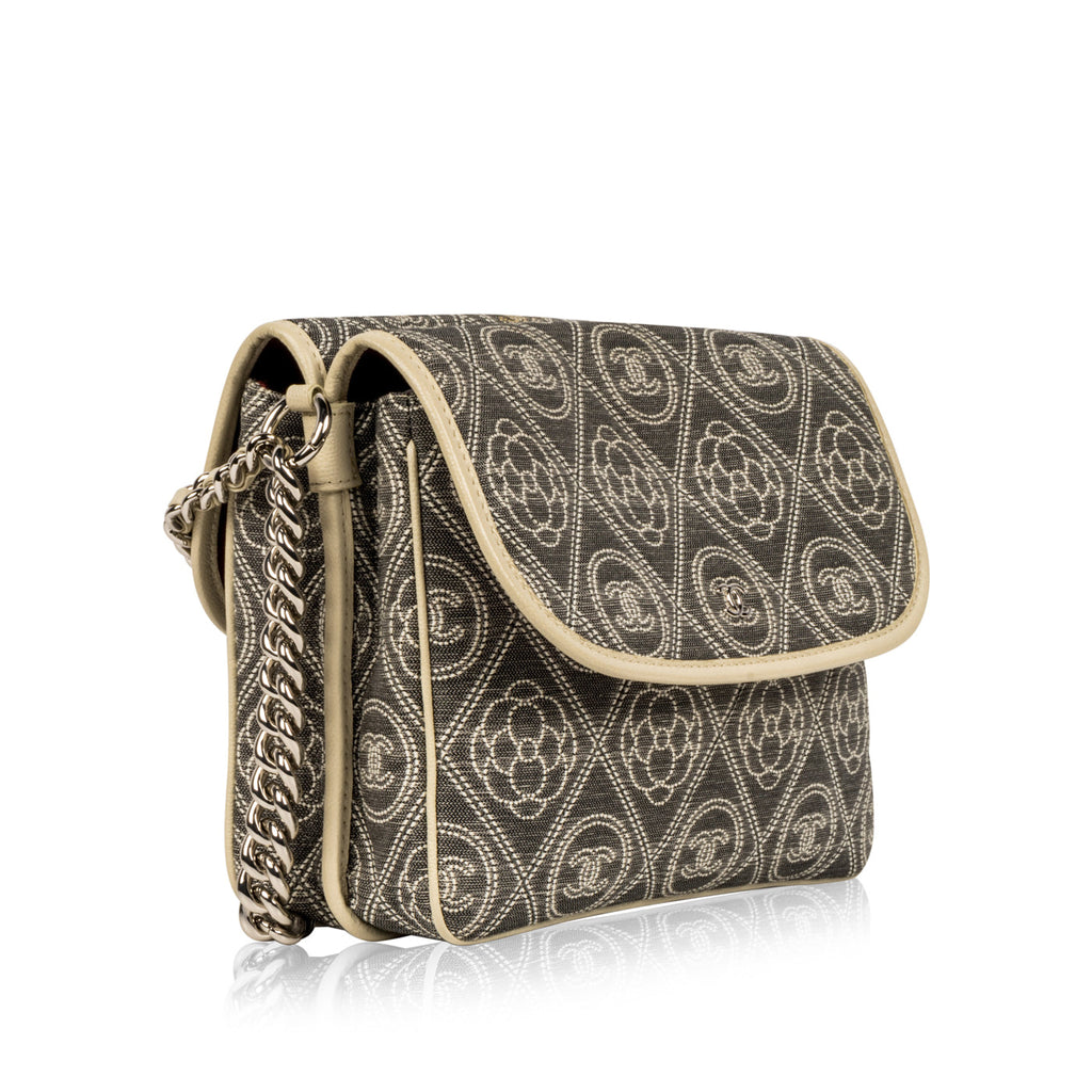 Chanel Camellia Fabric double-sided bag