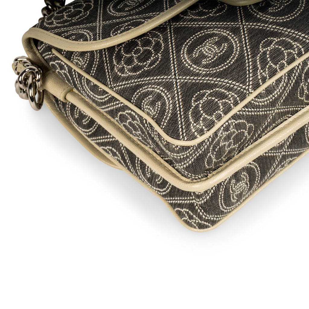 Chanel Camellia Fabric double-sided bag