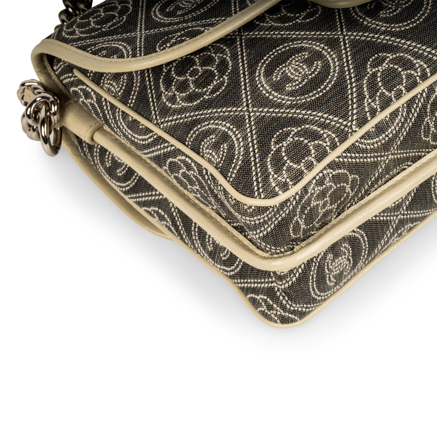Chanel Camellia Fabric double-sided bag