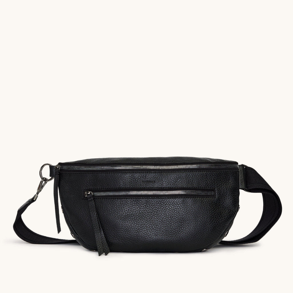 Charles Crossbody | Black/Gunmetal | Lrg