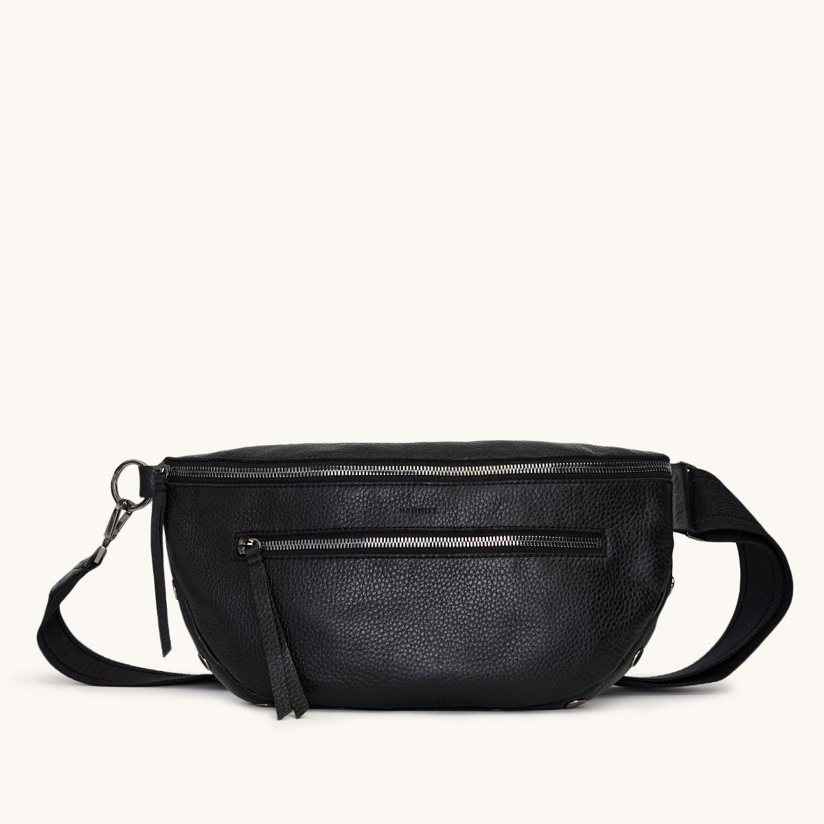 Charles Crossbody | Black/Gunmetal | Lrg