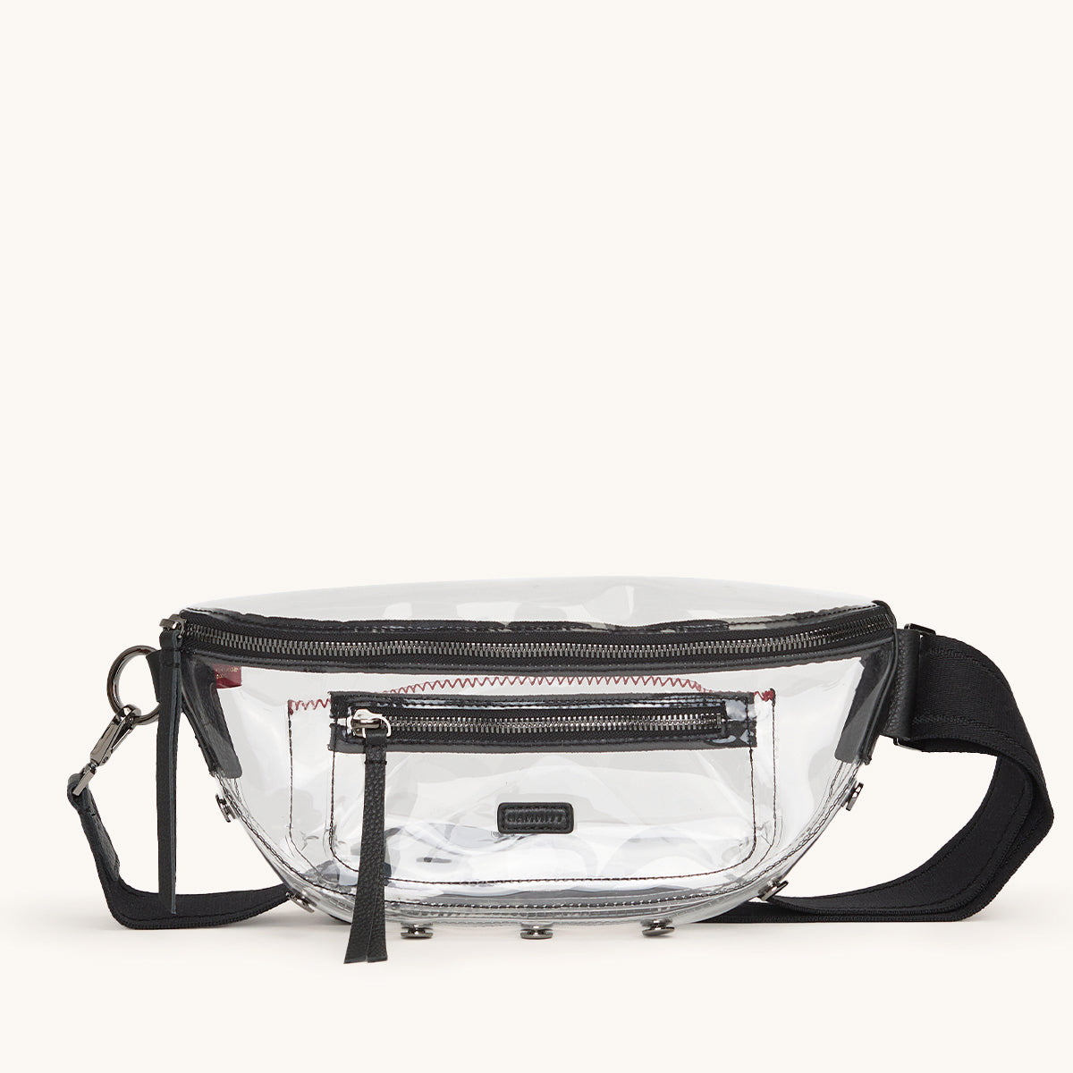Charles Crossbody | Clear Black/Gunmetal | Med
