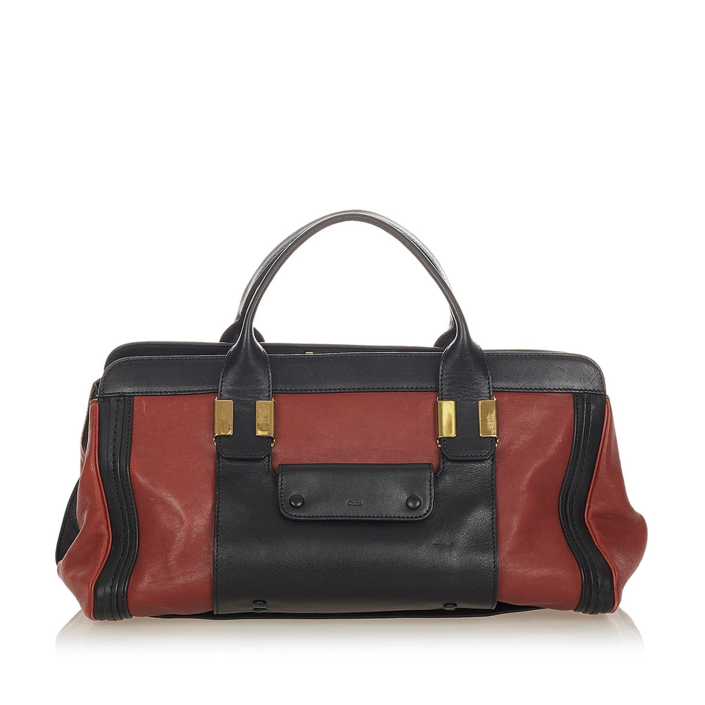 Chloe Alice Leather Satchel (SHG-25399)