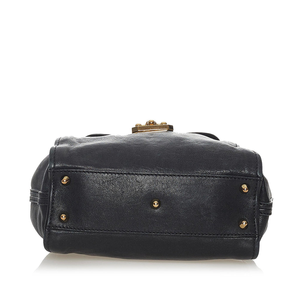 Chloe Elsie Leather Satchel (SHG-28221)