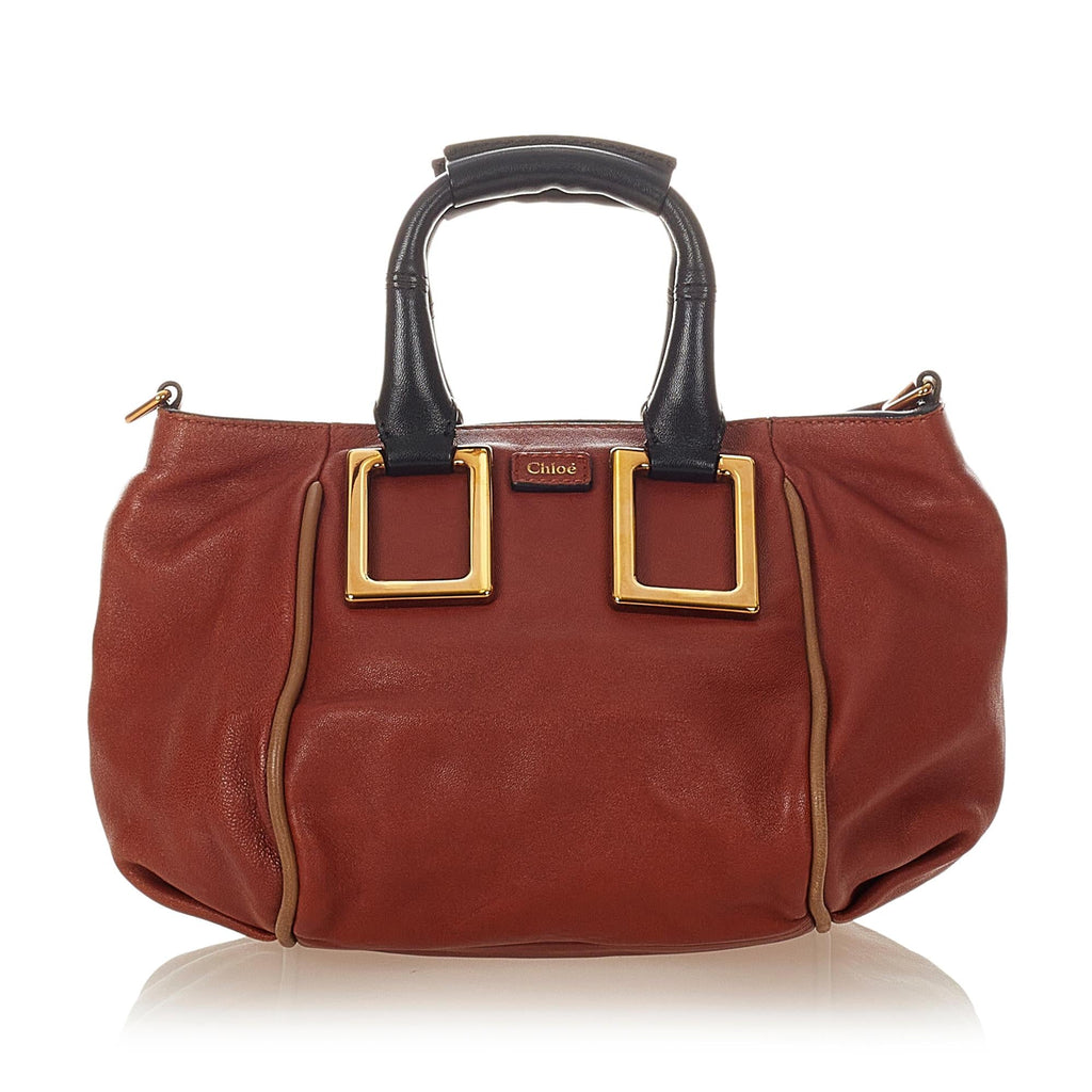 Chloe Ethel Leather Satchel (SHG-26624)