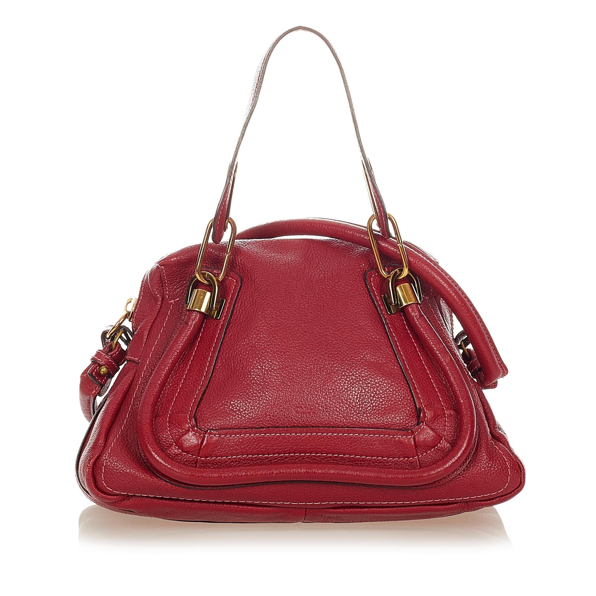 Chloe Paraty Leather Satchel (SHG-25501)