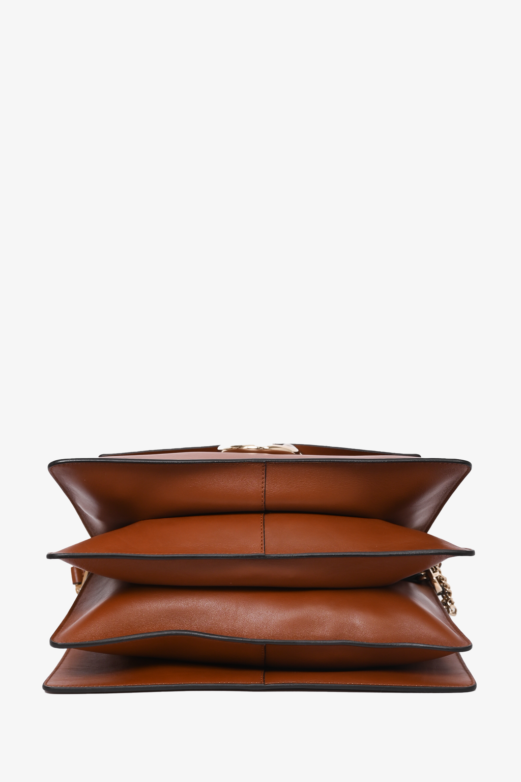 Chloe Brown Leather/Suede Medium 'Faye' Shoulder Bag