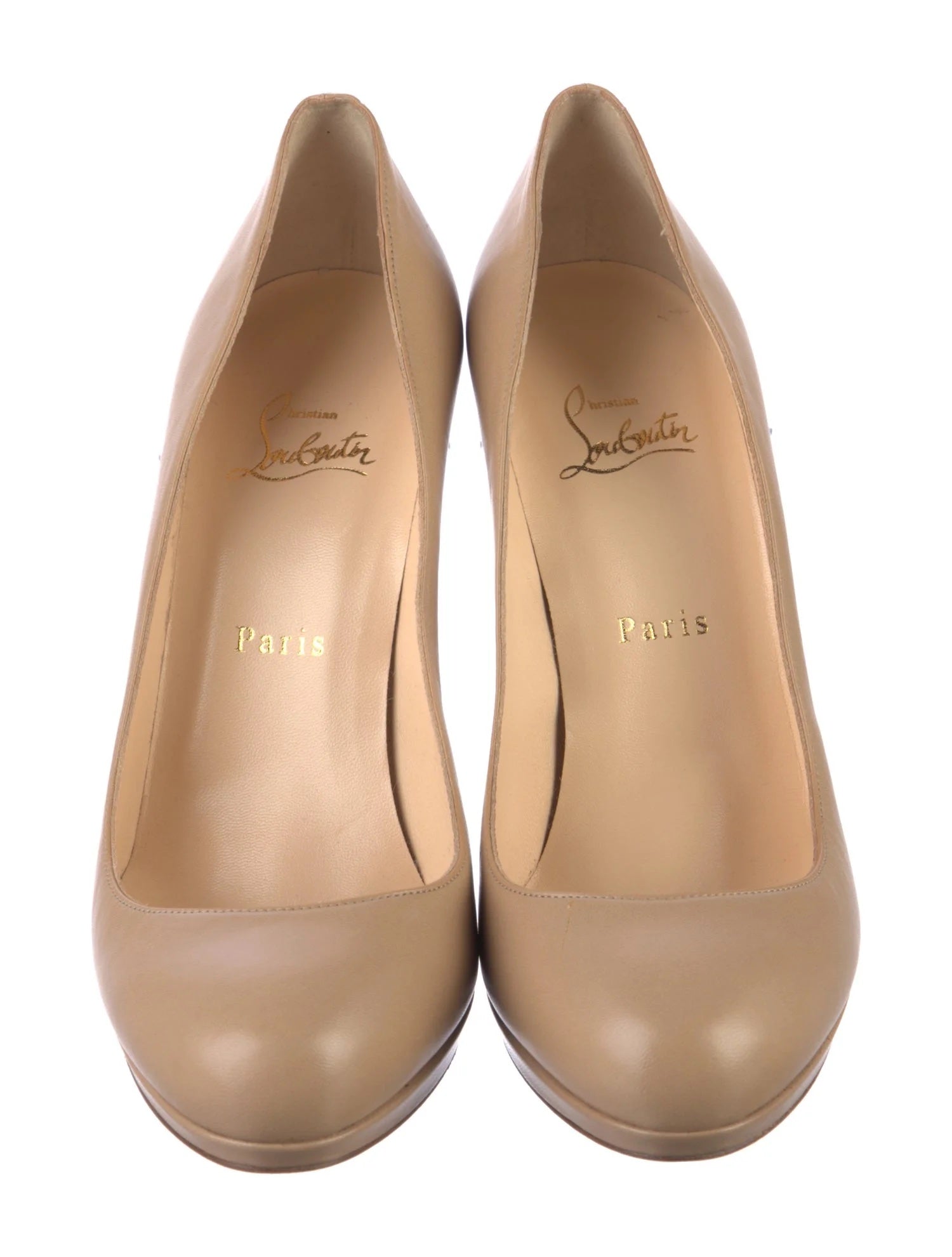 CHRISTIAN LOUBOUTIN CALFSKIN LEATHER FILO 120 PUMPS