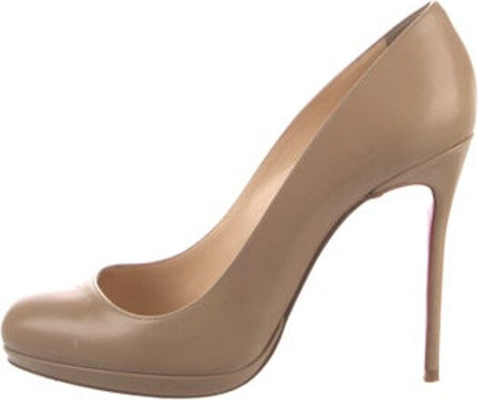 CHRISTIAN LOUBOUTIN CALFSKIN LEATHER FILO 120 PUMPS