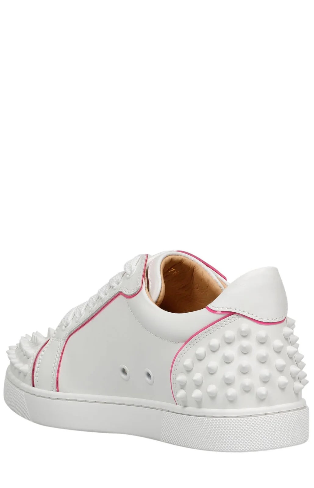CHRISTIAN LOUBOUTIN VIEIRA 2 SPIKES STUDDED LEATHER SNEAKERS