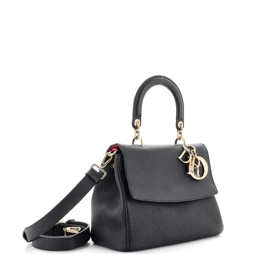 Be Dior Bag Pebbled Leather Small