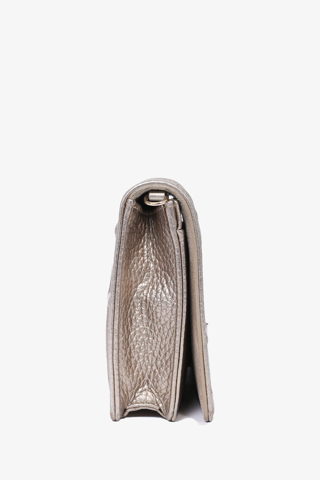 Christian Dior Metallic Gold Diorama Chain Crossbody
