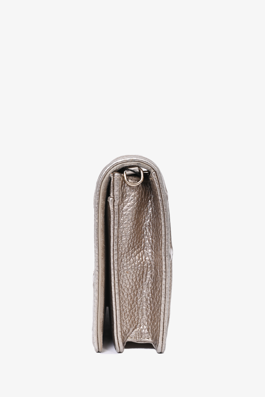 Christian Dior Metallic Gold Diorama Chain Crossbody
