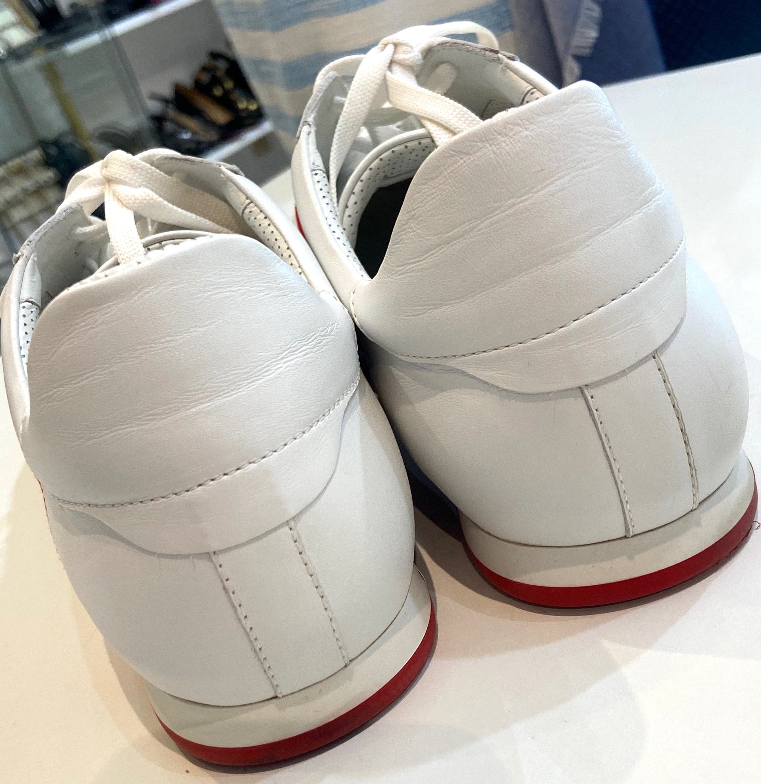 CHRISTIAN LOUBOUTIN MY K LOW DONNA LEATHER SNEAKERS