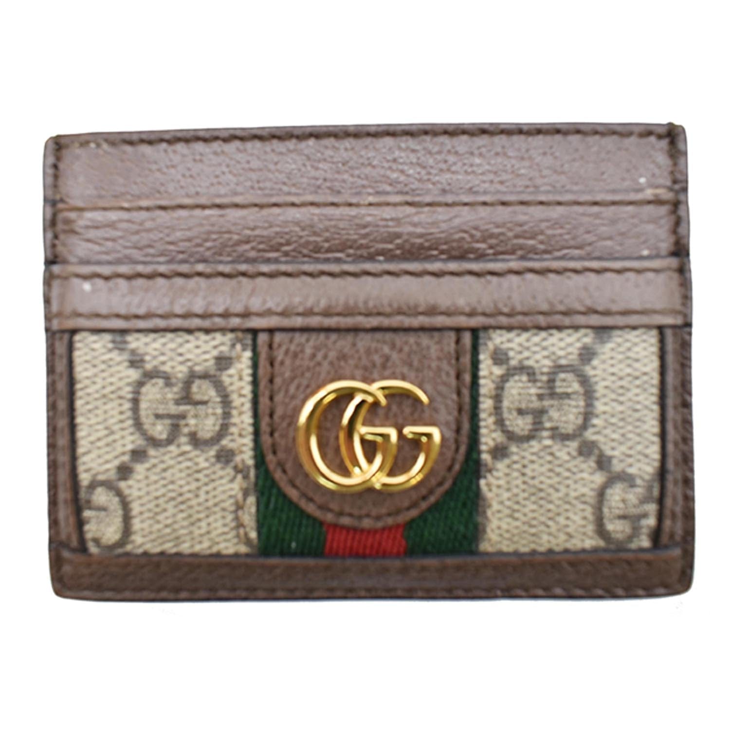 GUCCI Ophidia GG Canvas  Case Brown 523159